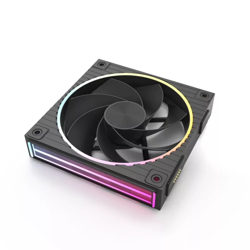 Zalman ZM-DF120R A3 120mm Daisy Chain Reverse Fan, 3-Pack, Black