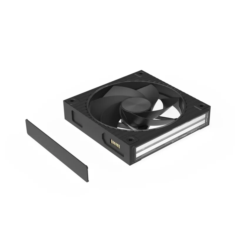 Zalman ZM-DF120R A3 120mm Daisy Chain Reverse Fan, 3-Pack, Black