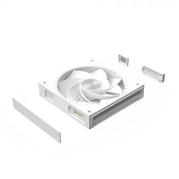 Zalman ZM-DF120R White 120mm Reverse Daisy Chain ARGB PWM Fan