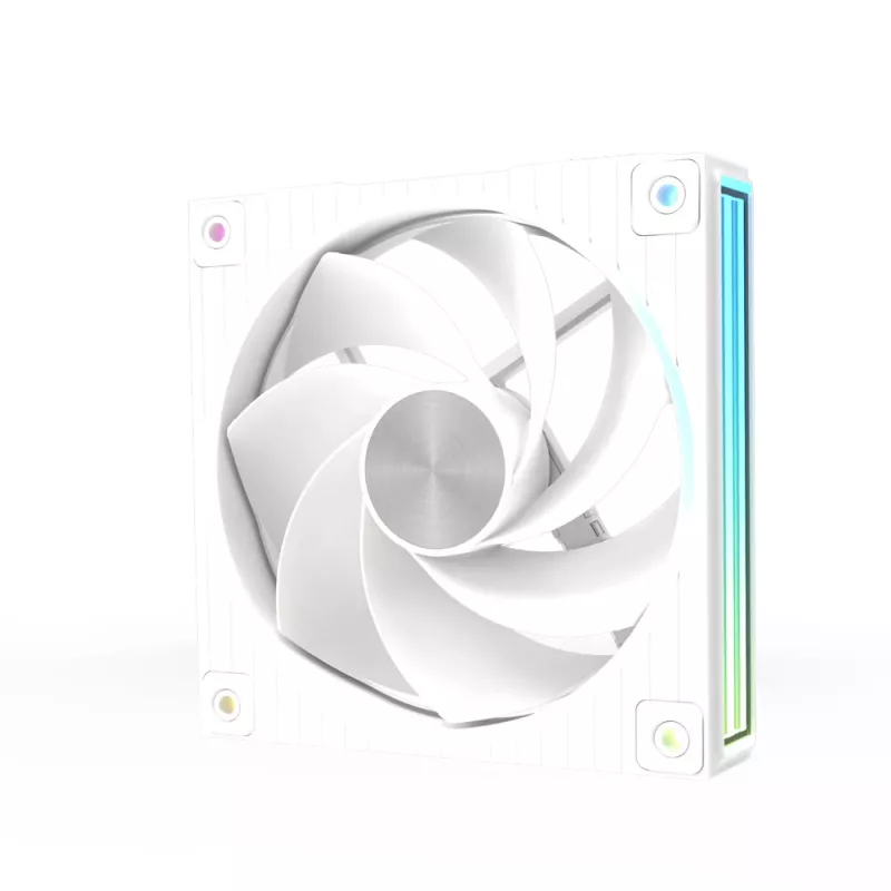 Zalman ZM-DF120R White 120mm Reverse Daisy Chain ARGB PWM Fan