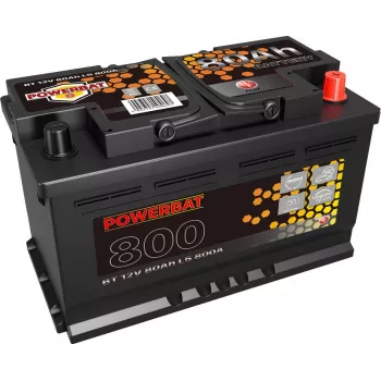 POWERBAT L4 12V 80Ah AGM Start-Stop Battery