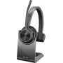 HP Poly Voyager 4300 UC Series 4310 Wireless On-Ear Headset with USB-C Adapter and Stand, Zoom Certified 218474-01