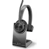 HP Poly Voyager 4300 UC Series 4310 Wireless On-Ear Headset with USB-C Adapter and Stand, Zoom Certified 218474-01