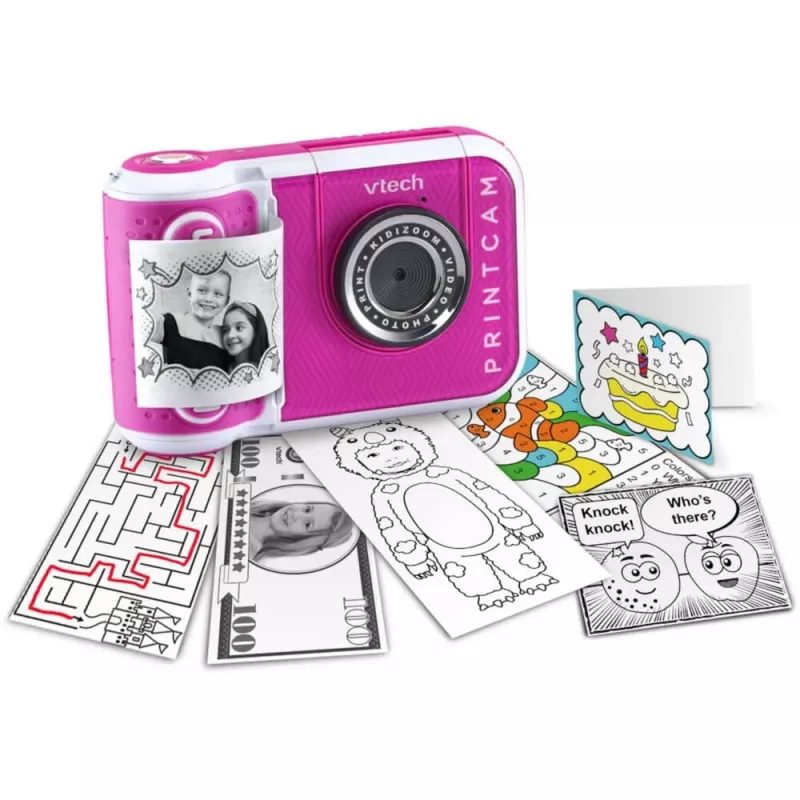 VTech Kidizoom Print Cam Pink - Digital Camera with Thermal Printing