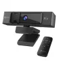 j5create JVCU435-N 4K Ultra HD Webcam with 5x Digital Zoom and Remote Control