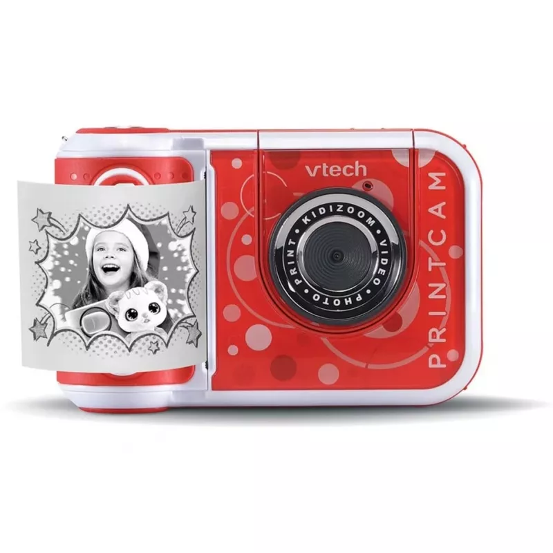 VTech KidiZoom Print Cam Digital Camera Red/White