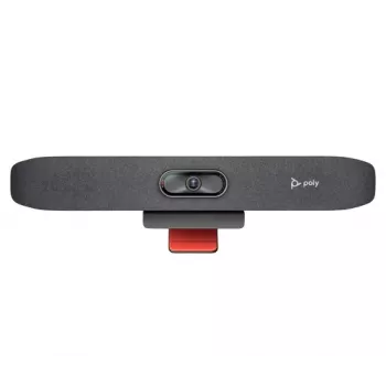 HP Poly Studio R30 USB Video Bar - 4K UHD, 120° FOV, 5x Digital Zoom, NoiseBlockAI, Zoom & Microsoft Teams Certified