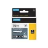 DYMO Rhino IND 12mm Black on White Permanent Nylon Label Tape Cartridge (18488, S0718100)