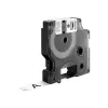 DYMO Rhino IND 12mm Black on White Permanent Nylon Label Tape Cartridge (18488, S0718100)