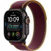 Apple Watch Ultra 4 GPS + Cellular 49mm Black Titanium Case with Burgundy Trail Loop - M/L
