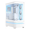 ASUS PRIME AP304 TG ARGB White ATX Mid Tower PC Case