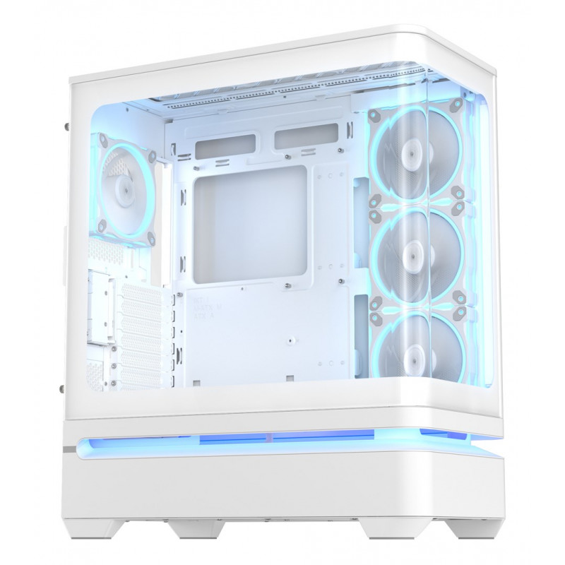 ASUS PRIME AP304 TG ARGB White ATX Mid Tower PC Case
