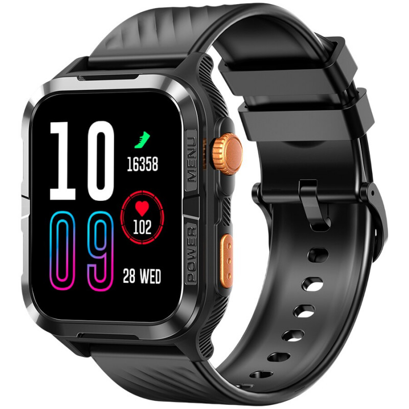 Blackview W10 Pro Smartwatch, 1.83 inch, Black