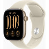 Apple Watch Series 12 GPS + Cellular 42mm Gold Aluminium Case with Sand Sport Band - S/M
