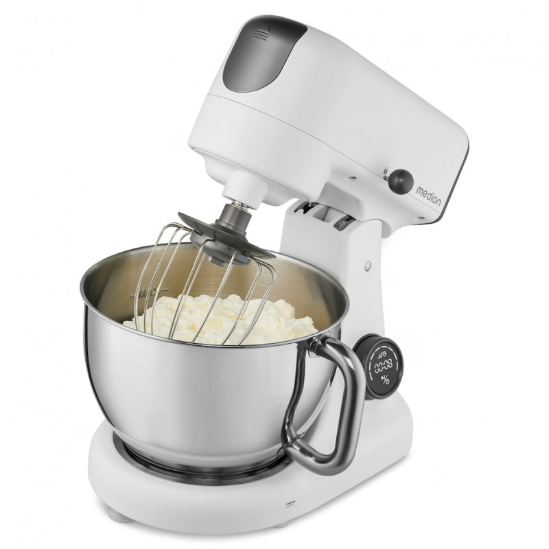 Medion MD12600 Digital Food Processor, 4.6 L, White