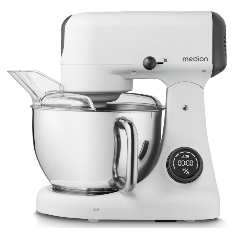 Medion MD12600 Digital Food Processor, 4.6 L, White