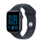 Apple Watch SE 3 GPS + Cellular 44mm Midnight Aluminium Case with Blue Sport Band - S/M