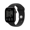Apple Watch Series 12 GPS 46mm Black Aluminium Case with Black Sport Band - S/M