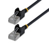 StarTech Slim Cat6a U/FTP Patch Cable RJ45, 3 m, Black