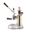 La Pavoni Esperto Competente LPLESC01EU Lever Espresso Machine, Chrome/Gold