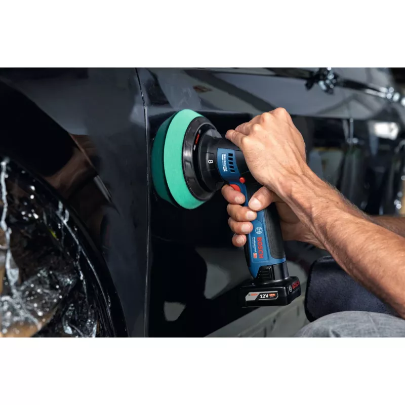 Bosch GPX 12V-125 Professional Cordless Polisher 06019L4100, 12 V, 125 mm, Blue/Black, Solo (without Battery and Charger)