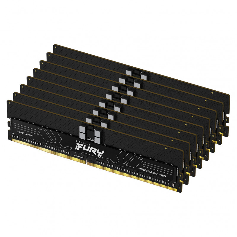 Kingston FURY Renegade Pro 256GB (8x32GB) DDR5-6400 CL32 ECC Registered Memory Kit