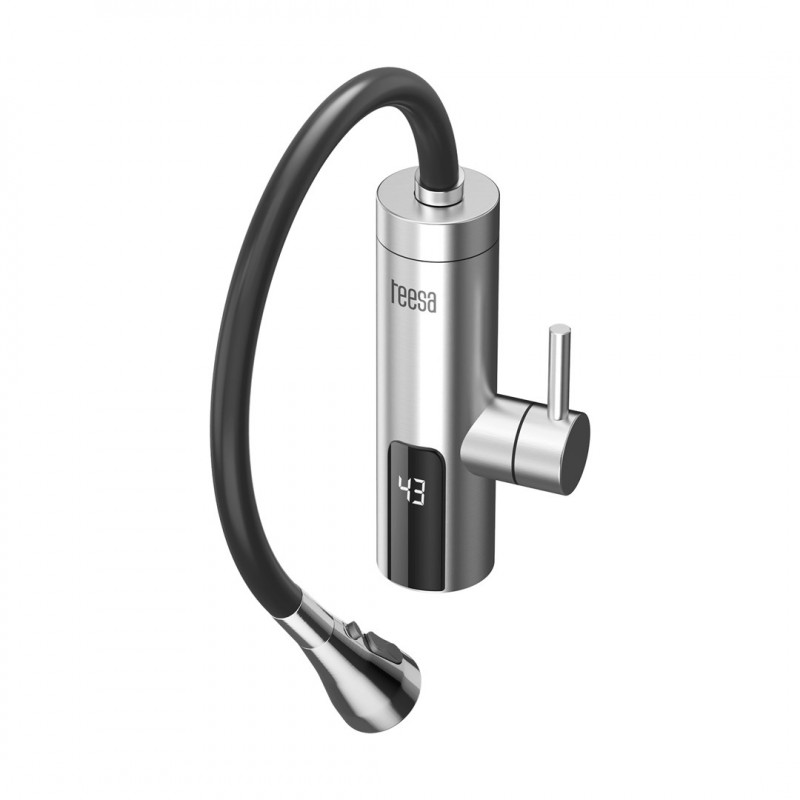 Teesa TSA4107 Instantaneous Water Heater Kitchen Faucet with Flexible Spout, Metal