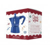 Bialetti Candyland Moka Express 3TZ Manual Coffee Maker, 150 ml, Blue