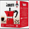 Bialetti Candyland Moka Express 3TZ Manual Coffee Maker, 150 ml, Red