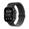 Apple Watch Ultra 4 GPS + Cellular 49mm Black Titanium Case with Black Titanium Milanese Loop - L