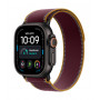 Apple Watch Ultra 4 GPS + Cellular 49mm Black Titanium Case with Burgundy Trail Loop - S/M