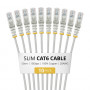 StarTech.com Slim Cat6 U/UTP Patch Cable RJ45, 0.5 m, Grey, 10-Pack