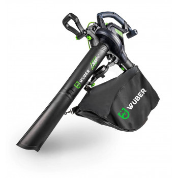 Wuber W43422 Electric Leaf Blower with Shredder, 3000 W, 15:1