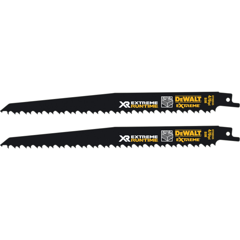 DeWalt Extreme Runtime DT99550-QZ Reciprocating Saw Blade Set, 13 Pieces, 152-230 mm