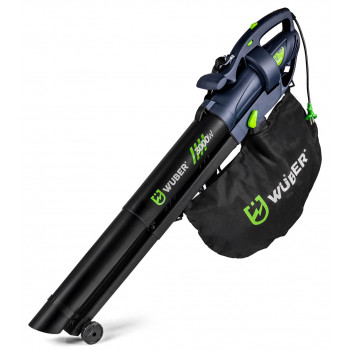 Wuber W43420 Electric Leaf Blower with Shredder, 3000 W, 10:1