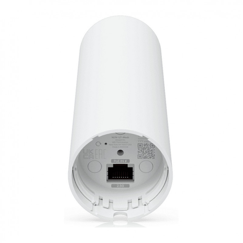 Ubiquiti U7 Mesh 5000 Mbit/s Wi-Fi 7 Wireless Access Point, PoE, White