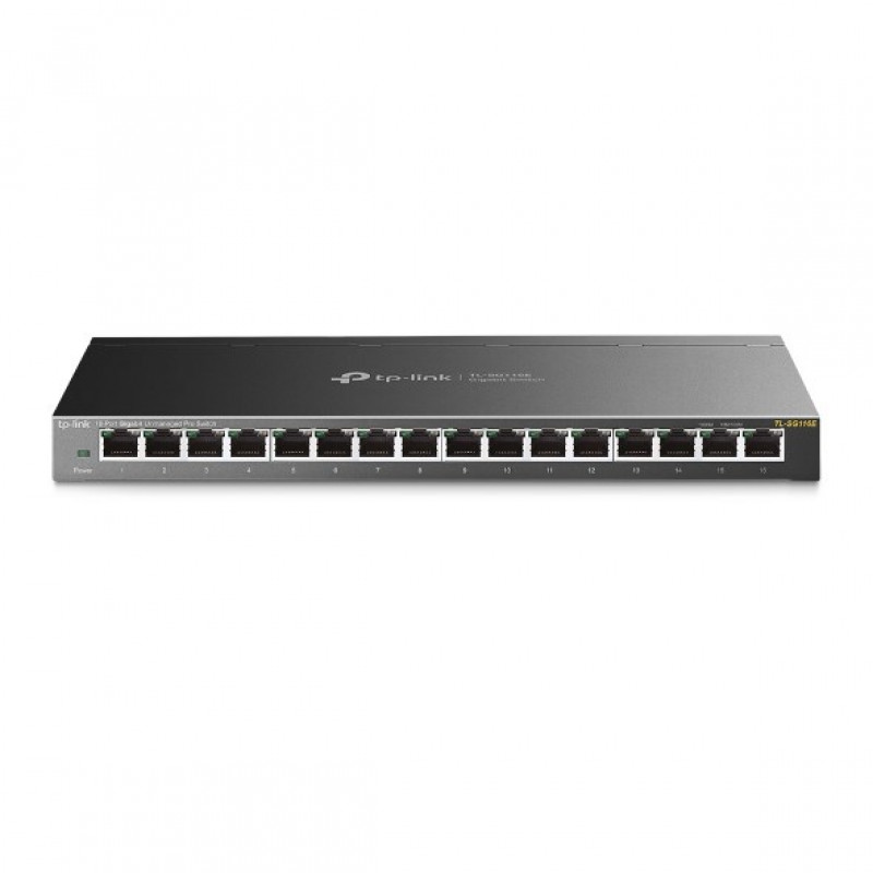 TP-Link TL-SG116E 16-Port Gigabit Easy Smart Switch, V2.4