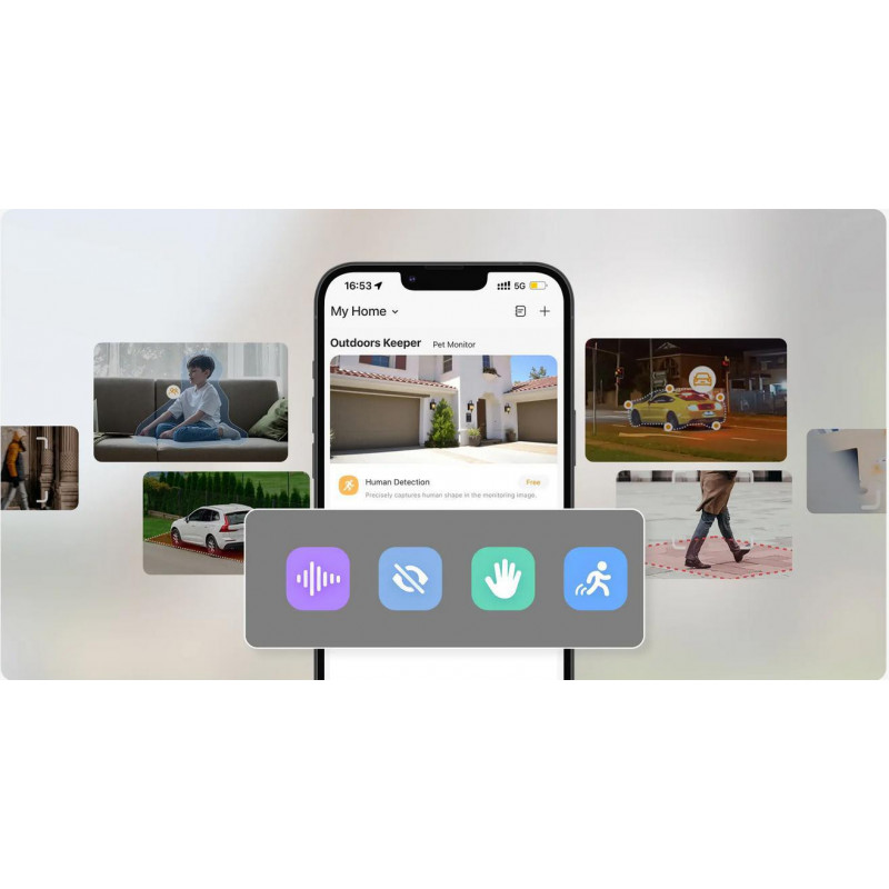 Imou PU3E 6MP PoE IP Camera, 2.8 mm