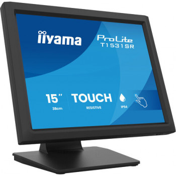 Iiyama T1531SR-B2S 15 inch Touchscreen Monitor, VA, HDMI, VGA, DisplayPort