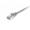 Equip Cat6a S/FTP Patch Cable RJ45, 35 m, Grey, LSZH