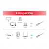 Equip Cat6a S/FTP Patch Cable RJ45, 35 m, Grey, LSZH