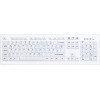 Active Key AK-C8100 Wireless Hygiene Keyboard, Sealed, Swiss Layout (QWERTZ), White