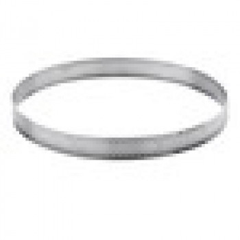 De Buyer Perforated Stainless Steel Round Tart Ring, 18.5 cm (3099.07)