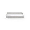De Buyer Perforated Stainless Steel Square Tart Mould, 17.5 cm (3099.23)