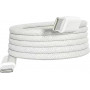 4smarts RollUp Magnetic USB-C to USB-C Cable, 1.5 m, White