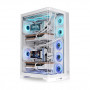 Thermaltake CAPO X Snow Full Tower PC Case, White