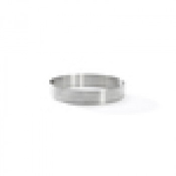De Buyer Perforated Stainless Steel Round Tart Ring, 12.5 cm (3099.05)