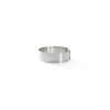 De Buyer Perforated Stainless Steel Round Tart Ring, 6.5 cm (3099.02)