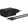 4smarts VoltPlug PD 30W Wall Charger, 1x USB-C, with USB-C Cable 1.5 m, Black
