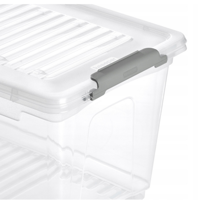 keeeper Leonie Clip Box with Lid, 5.4 L, Transparent (1115700100000)